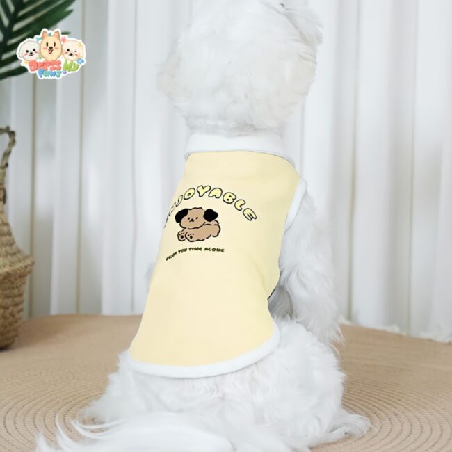 JA2415 111-117 (3) Hundeshirt mit Welpenstickerei – Weich, Atmungsaktiv & Super Süß