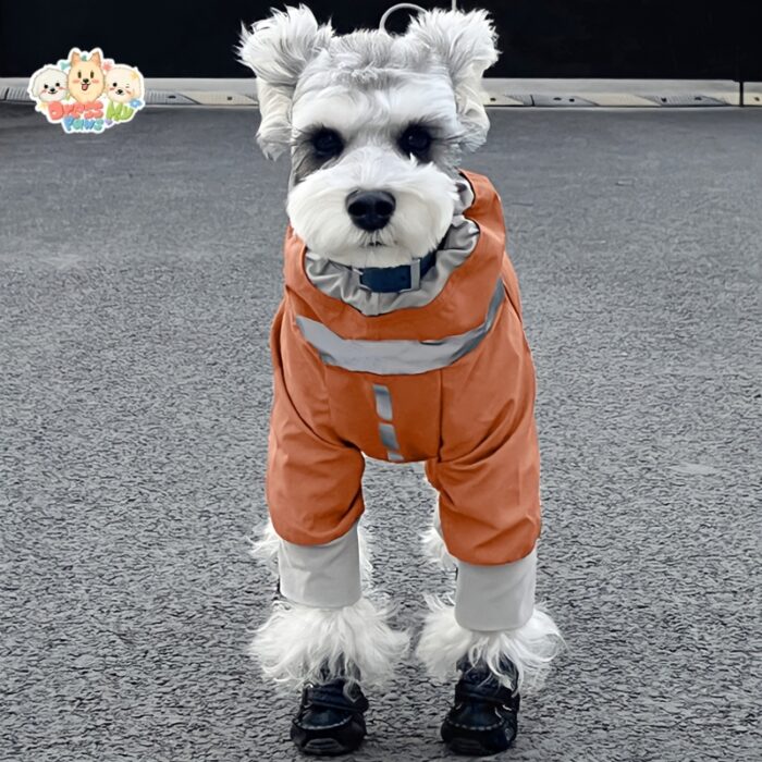 JA2420 154-161 (4) Reflective Waterproof Dog Jumpsuit