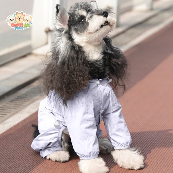 JA2424 191-199 (4) Rainy Day Reflective Waterproof Dog Suit