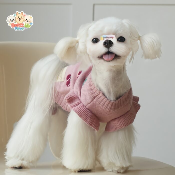 JA2427 219-226 (2) Cherry Blossom Dog Sweater