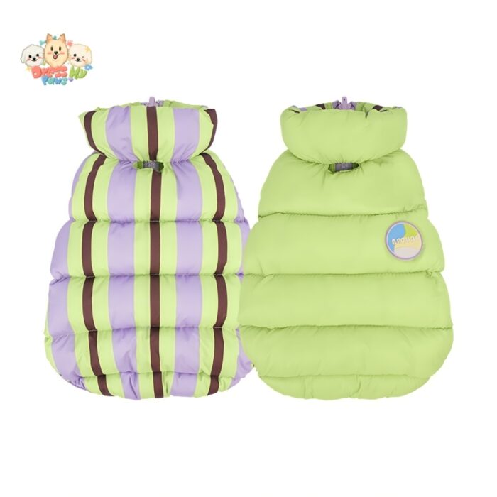 JA2430 243-253 (2) Reversible Puffer Vest for Dogs