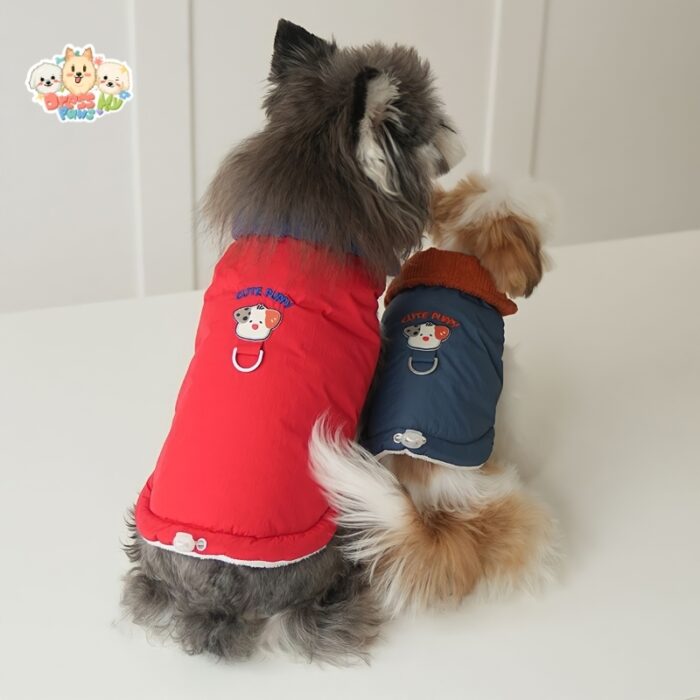 JA2432 262-269 Stylish Puppy Varsity Jacket