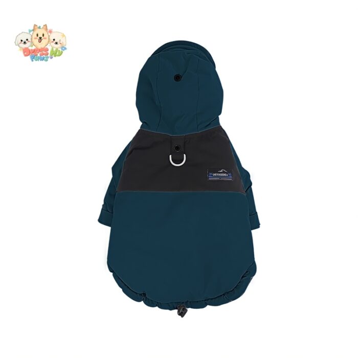 JA2438 313-321 (9) Colorblock Dog Jacket with Hood