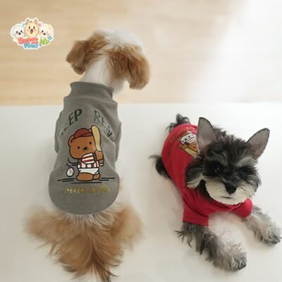 JA2439 322-330 (4) Baseball Bear Dog Sweatshirt