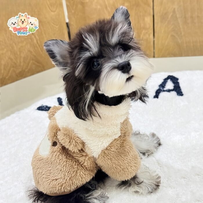 JA2440 331-339 (2) Plush Animal Dog Jacket
