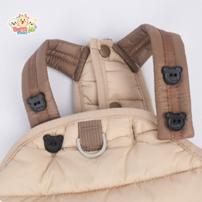 JA2441 340-348 (2) Bear Strap Cotton Dog Jacket