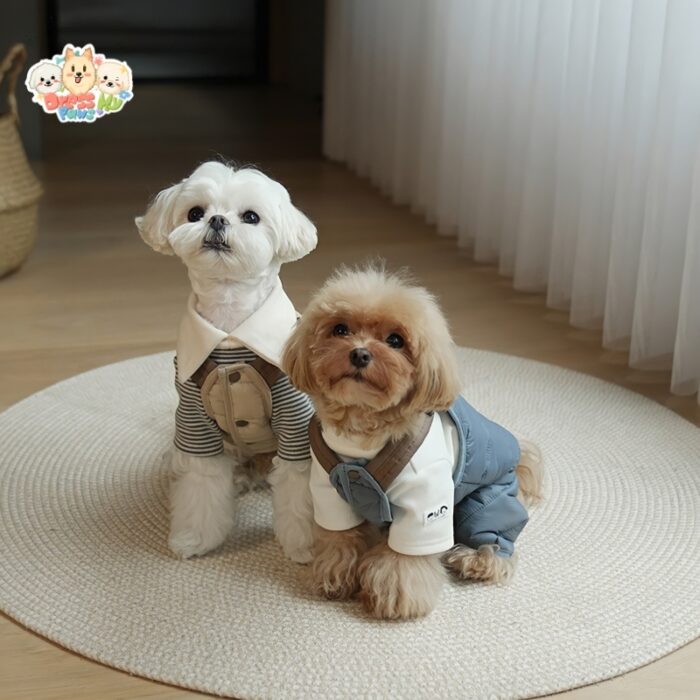 JA2441 340-348 (6) Bear Strap Cotton Dog Jacket