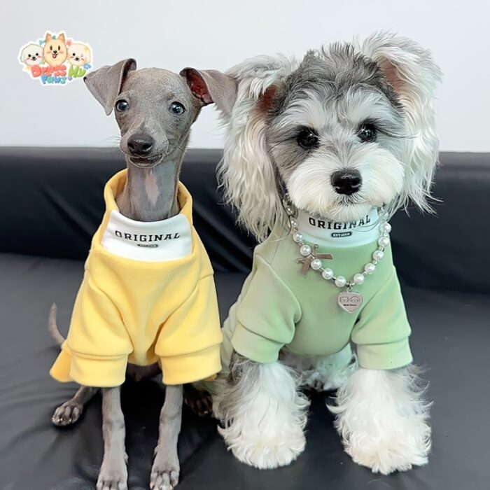 JA2442 349-356 (6) Four-Legged Dog Jumpsuit