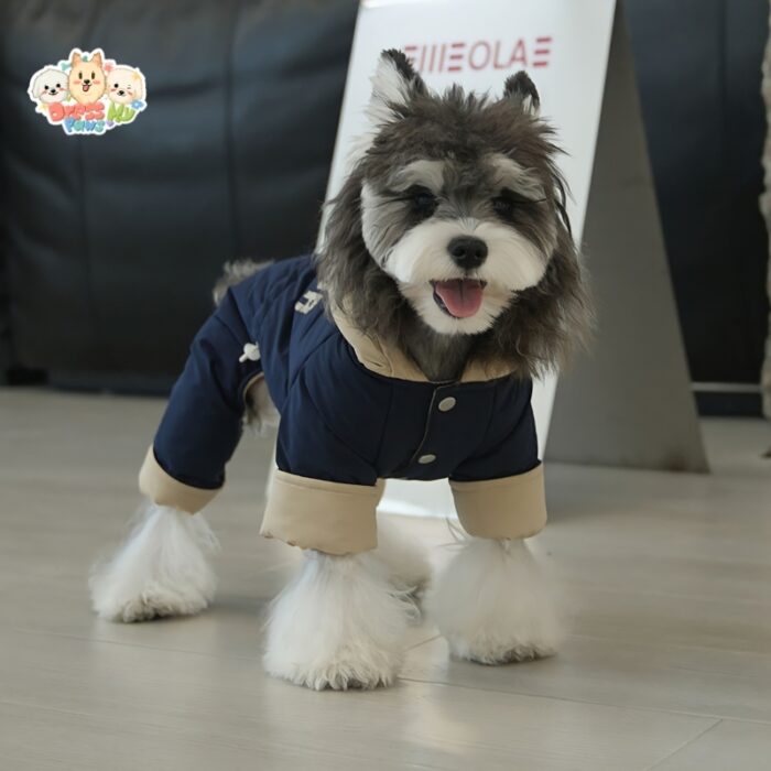 JA2444 365-375 (4) Printed Cotton Dog Jacket