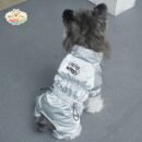 JA2445 376-385 (3) Four-Legged Cotton Dog Jacket with Scarf