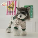 JA2446 386-396 (11) Striped Four-Legged Dog Jacket