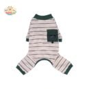 JA2446 386-396 (5) Striped Four-Legged Dog Jacket