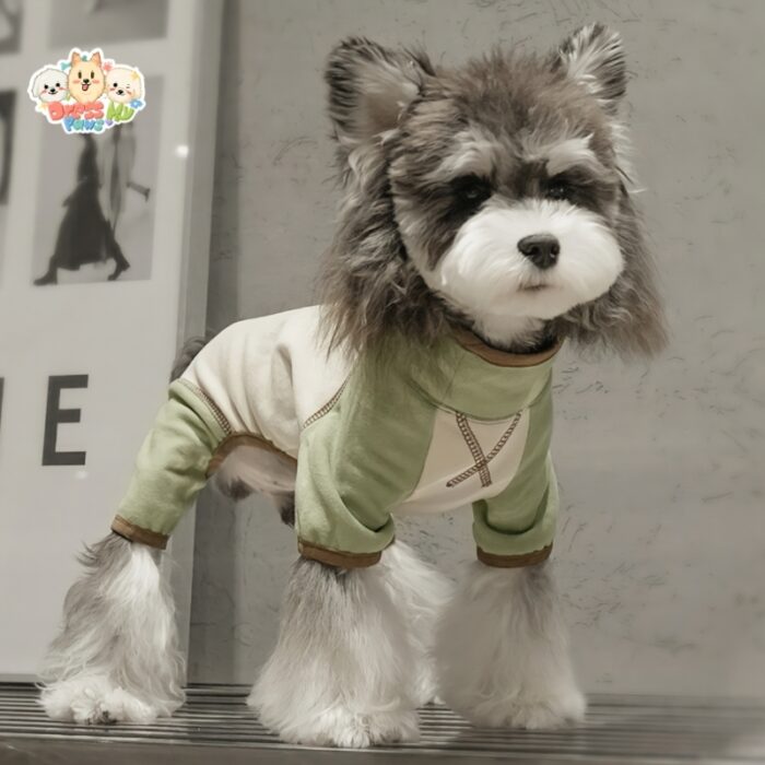 JA2447 397-404 (5) Color-Block Four-Legged Dog Jacket