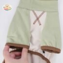 JA2447 397-404 (8) Color-Block Four-Legged Dog Jacket