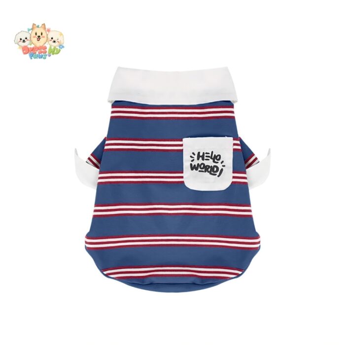 JA2448 405-413 (3) Striped Polo Dog Shirt