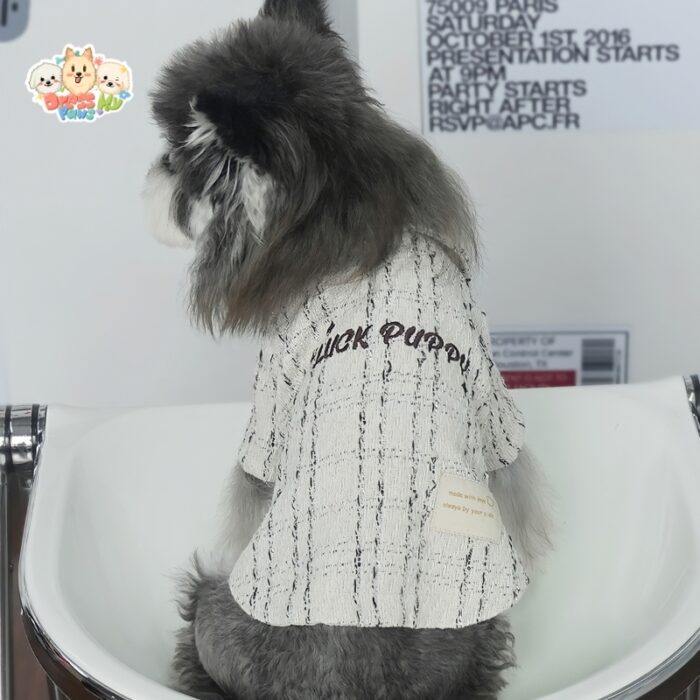 JA2449 414-421 (8) Chanel-Style Dog Shirt