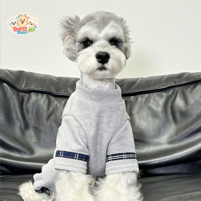 JA2453 449-455 (2) Plaid Patchwork Dog Jumpsuit
