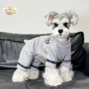 JA2453 449-455 (5) Plaid Patchwork Dog Jumpsuit