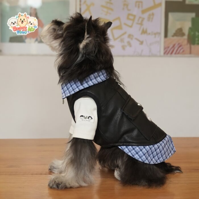 JA2502 10-18 (2) Plaid Dog Vest
