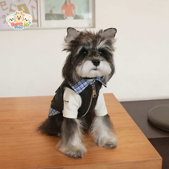 JA2502 10-18 Plaid Dog Vest