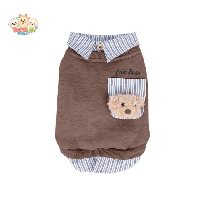 JA2503 19-25 (6) Teddy Bear Two-in-One Pet Sweater