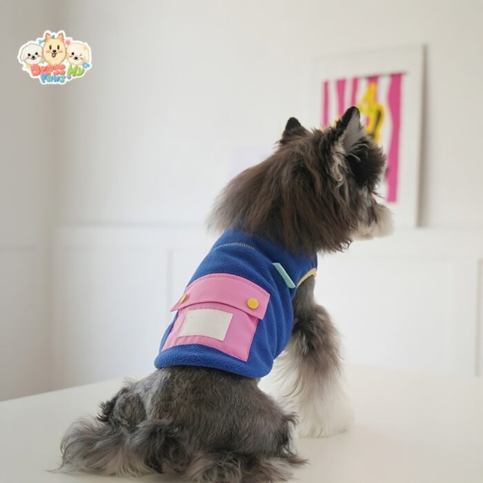 JA2505 34-40 (4) Color Block Dog Vest