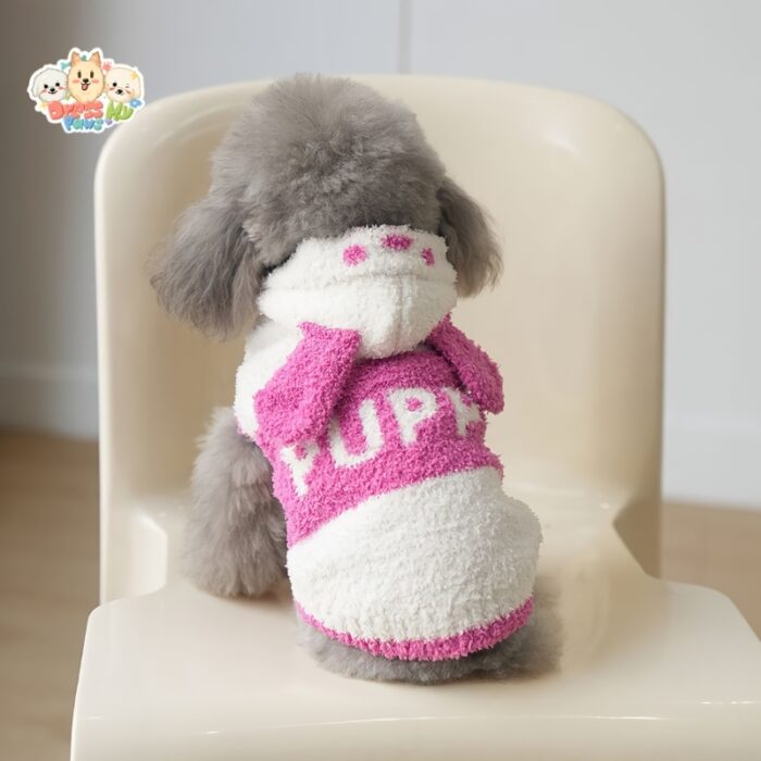 JA2512 85-94 (6) Puppy Design Cozy Dog Outfit
