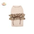 JA2513 95-101 (6) Striped Ruffle Dog Sweater