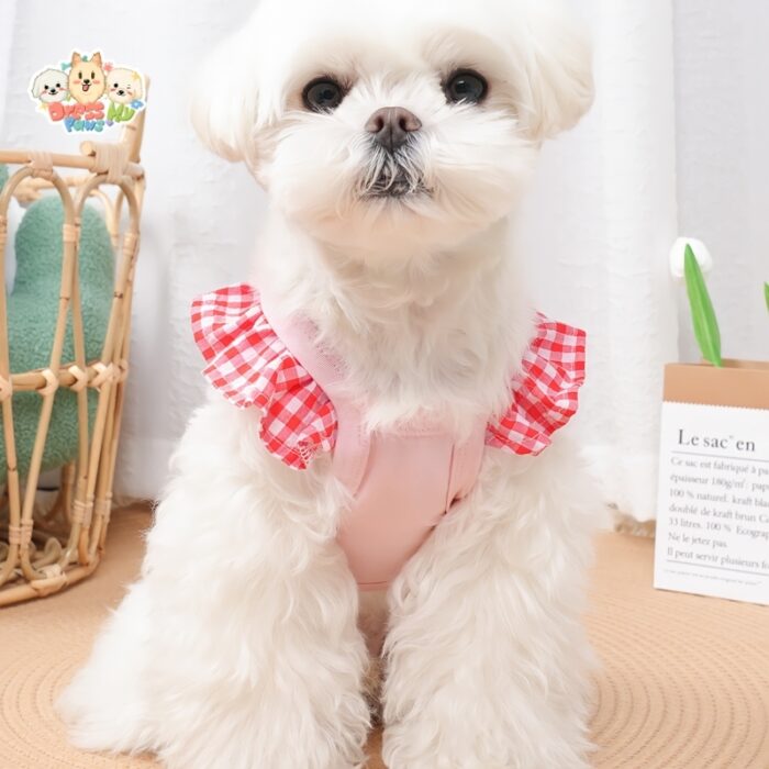 JA2571 54-59 (2) Wood Ear Print Dog Vest
