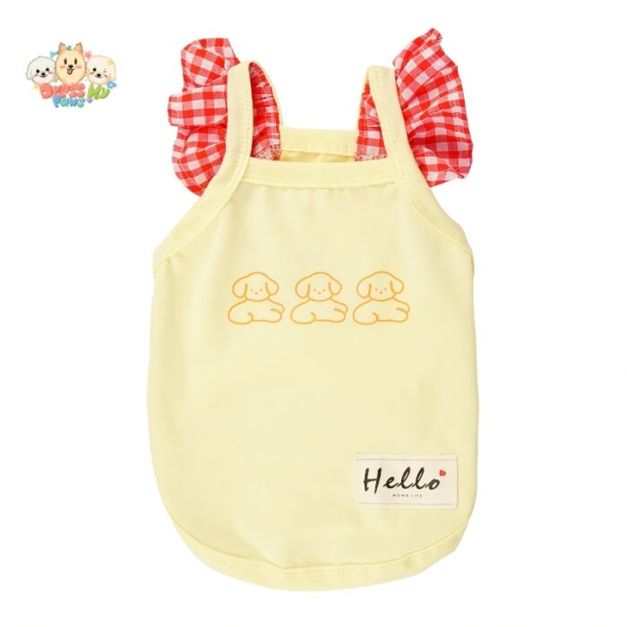 JA2571 54-59 (6) Wood Ear Print Dog Vest