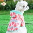 Fruit Print Dog Raincoat