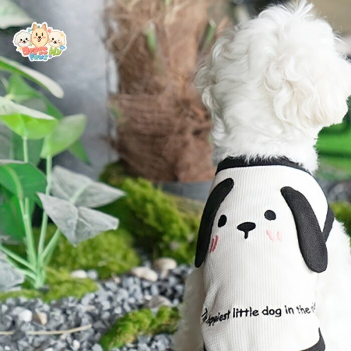 ja2560 123-128 Happy Little Dog Shirt
