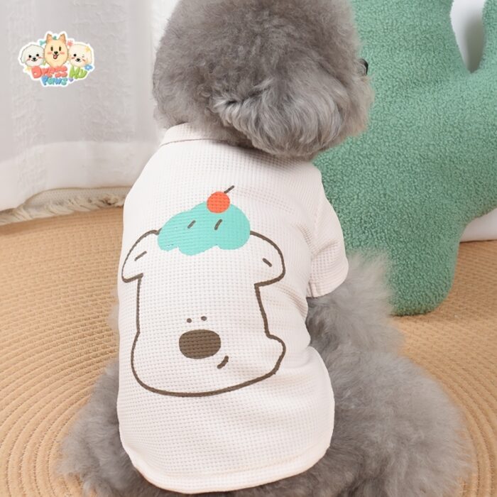 ja2567 154-161 (5) Adorable Dog Print T-Shirt 🐶✨