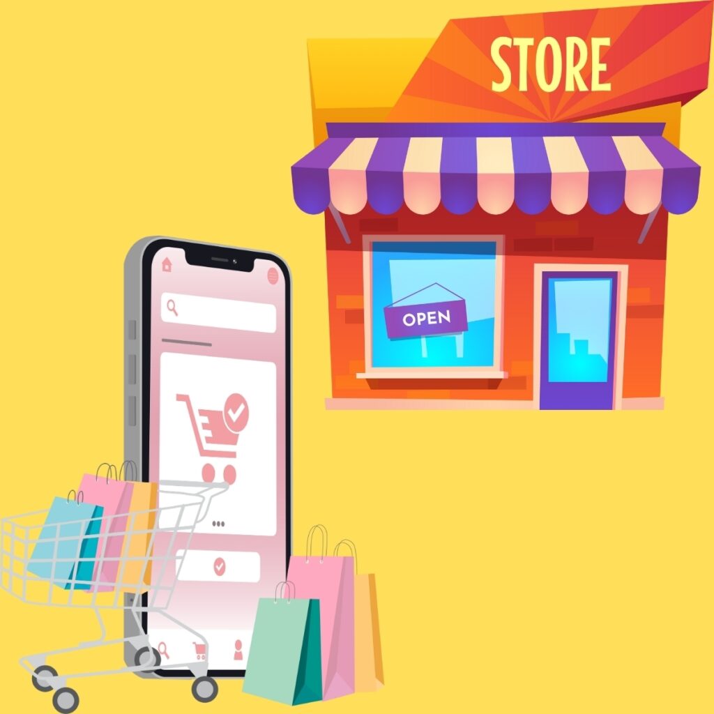 Online shop vs local shop