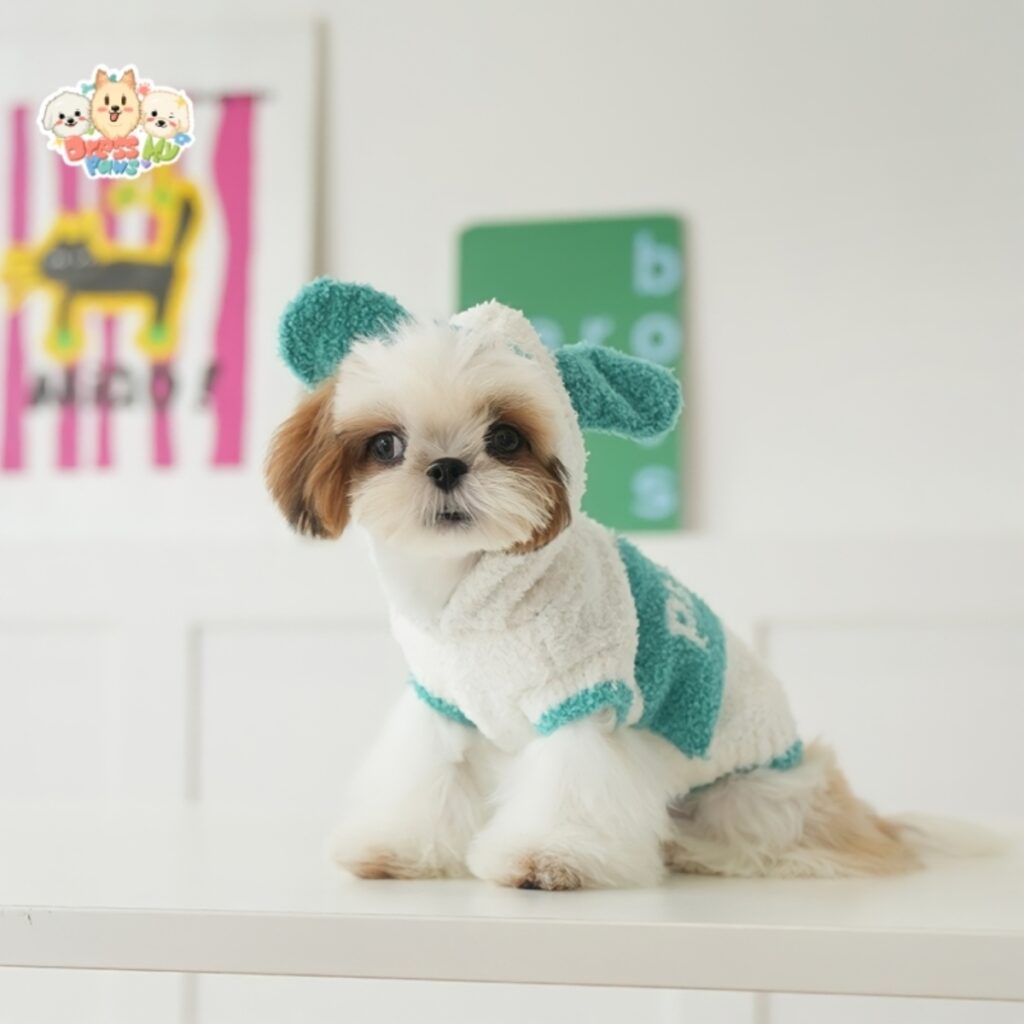 Pastel Kawaii dog hoodie