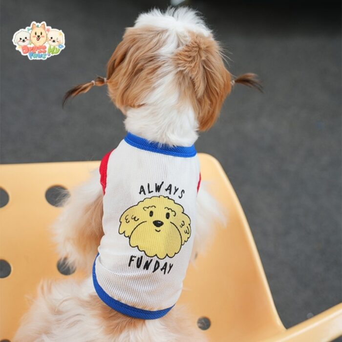 MA2504 30-37 (7) Airy Mesh Funday Dog Vest
