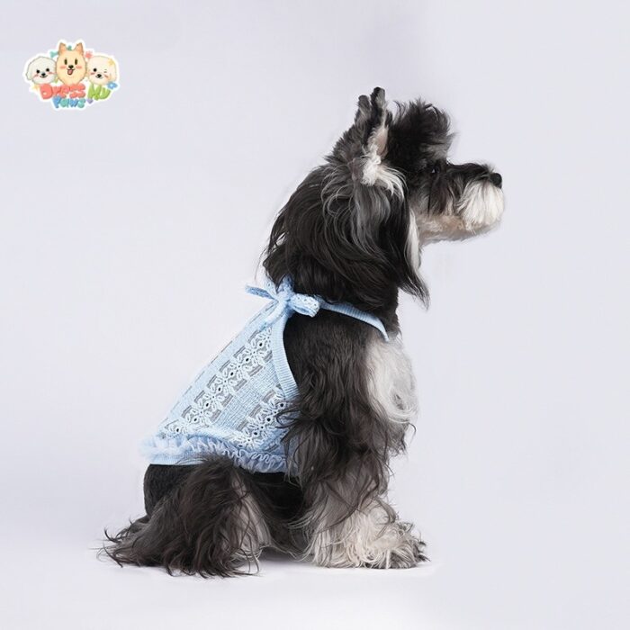 MA2505 38-49 (4) Elegant Lace Bow Dog Dress