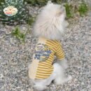 MA2508 73-79 (7) Urban Chic Striped Dog T-Shirt