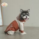 MA2509 1-9 (3) All-Weather Full-Coverage Dog Raincoat with Hood