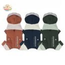 MA2509 1-9 (6) All-Weather Full-Coverage Dog Raincoat with Hood