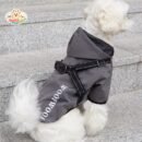 MA2511 19-26 (4) Reflective Waterproof Dog Raincoat with Harness