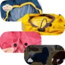 MA2512 27-36 Full-Body Waterproof Dog Raincoat with Reflective Strips & Hood