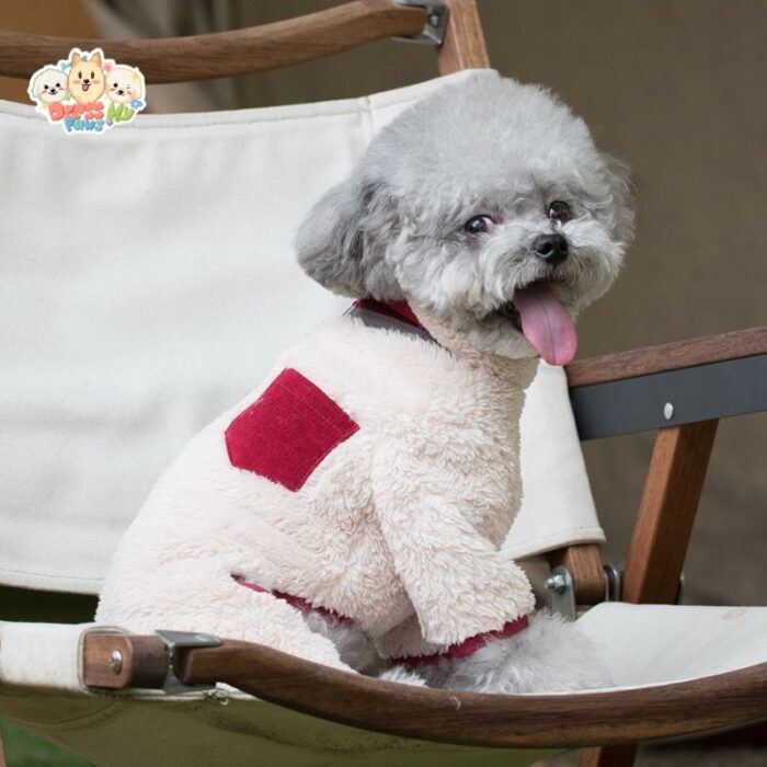MA2515 12-21 (7) Warm & Soft Fleece Dog Jumpsuit – Full-Leg Coverage for Winter Comfort