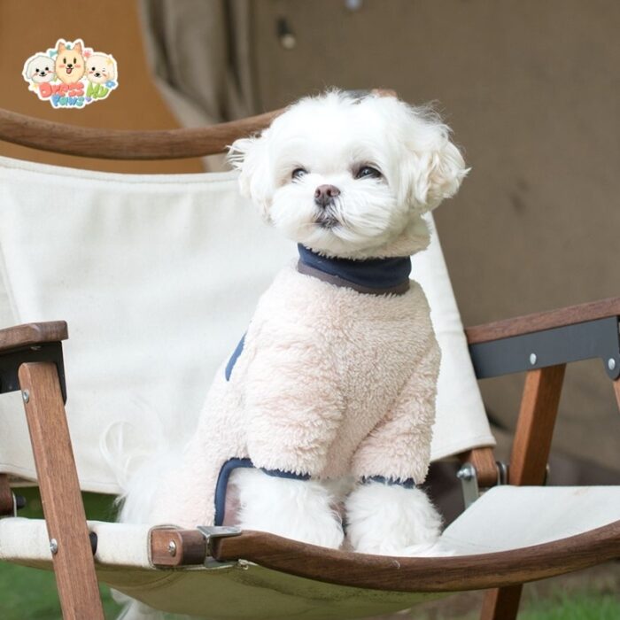 MA2515 12-21 (8) Warm & Soft Fleece Dog Jumpsuit – Full-Leg Coverage for Winter Comfort