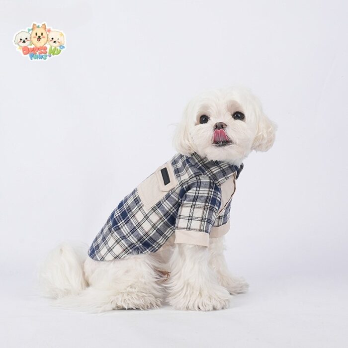 MA2519 49-54 (4) Two-Leg Plaid Dog Shirt – Soft & Stylish