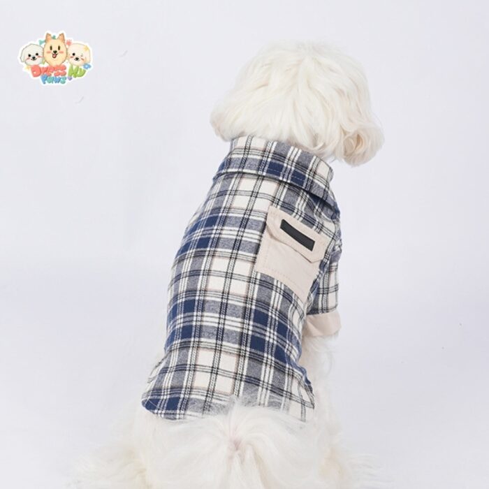 MA2519 49-54 (5) Two-Leg Plaid Dog Shirt – Soft & Stylish