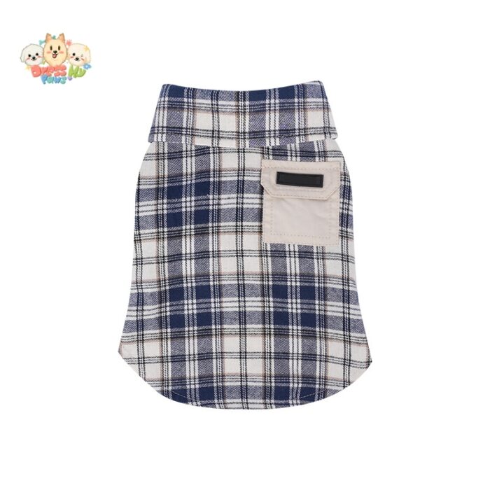 MA2519 49-54 Two-Leg Plaid Dog Shirt – Soft & Stylish