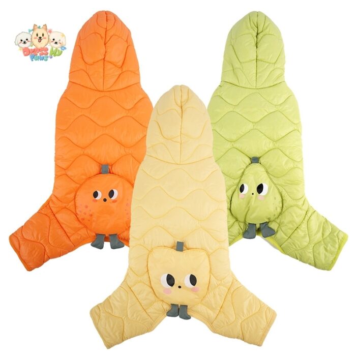 MA2521 1-8 (6) Lightweight Four-Leg Dog Cotton Coat
