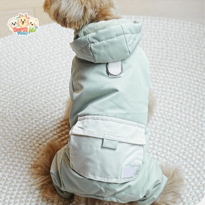 MA2521 - 2522 - MA2522 9-17 (2) Padded Dog Jumpsuit with Pocket & D-Ring