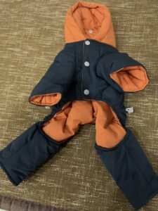 Printed Cotton Dog Jacket